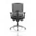 Regent Task Operator Chair Black Fabric Black Mesh Back With Arms OP000113