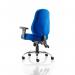 Storm Task Operator Chair Blue Fabric With Arms OP000128
