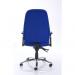 Barcelona Plus Task Operator Chair Blue Fabric With Arms OP000183