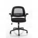 Eco Task Operator Mesh Black and Black Chair With Folding Arms OP000186
