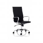 Nola Executive Chair High Back Soft Bonded Leather Black OP000226