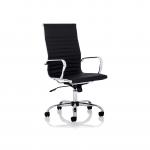 Nola High Back Black Soft Bonded Leather Executive Chair OP000226