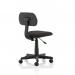 Clerk Black Fabric Typist Chair OP000227