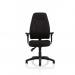 Esme Posture Chair With Height Adjustable Arms Black Fabric OP000232