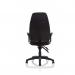 Esme Black Fabric Posture Chair With Height Adjustable Arms OP000232