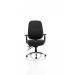 Barcelona Deluxe Black Fabric Operator Chair OP000242