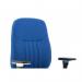 Barcelona Deluxe Blue Fabric Operator Chair OP000243