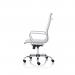 Nola Executive Chair High Back Soft Bonded Leather White OP000256