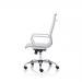 Nola High Back White Soft Bonded Leather Executive Chair OP000256