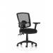 Eclipse Plus II Lever Task Operator Chair Deluxe Mesh Back With Height Adjustable And Folding Arms Black OP000269