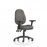 Eclipse Plus XL Lever Task Operator Chair Charcoal With Height Adjustable And Folding Arms OP000287