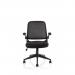 Crew Task Operator Mesh Chair With Folding Arms Black OP000318