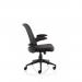 Crew Task Operator Mesh Chair With Folding Arms Black OP000318