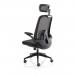 Sigma Executive Mesh Chair With Folding Arms Black Seat OP000320