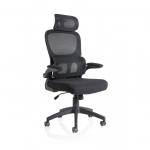 Iris Task Operator Black Mesh Back Fabric Seat OP000321