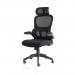 Iris Task Operator Black Mesh Back Fabric Seat OP000321