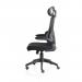 Iris Task Operator Black Mesh Back Fabric Seat OP000321