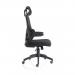 Iris Task Operator Black Mesh Back Fabric Seat OP000321