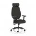 Nexus High Back Executive Chair With Headrest Black Fabric OP000345