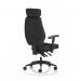 Nexus High Back Executive Chair With Headrest Black Fabric OP000345