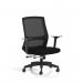 Ventra Mesh Back Task Operator Chair With Height Adjustable Arms Black Fabric Seat OP000366