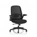 Crew 2 Task Operator Mesh Back Chair With Folding Arms Black OP000368