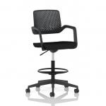 Cosmo Hi Rise Chair Black Frame Black Seat OP000370