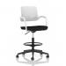 Cosmo Hi Rise Chair White Frame Black Seat OP000371