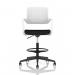 Cosmo Hi Rise Chair White Frame Black Seat OP000371