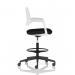 Cosmo Hi Rise Chair White Frame Black Seat OP000371