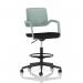 Cosmo Hi Rise Chair Green Frame Black Seat OP000372