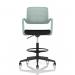 Cosmo Hi Rise Chair Green Frame Black Seat OP000372