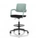 Cosmo Hi Rise Chair Green Frame Black Seat OP000372