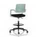 Cosmo Hi Rise Chair Green Frame Black Seat OP000372