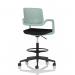 Cosmo Hi Rise Chair Green Frame Black Seat OP000372