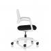 Cosmo Task Operator Chair White Frame Black Seat OP000375