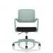 Cosmo Task Operator Chair Green Frame Black Seat OP000376