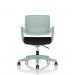 Cosmo Task Operator Chair Green Frame Black Seat OP000376