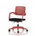 Cosmo Task Operator Chair Red Frame Black Seat OP000377