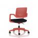 Cosmo Task Operator Chair Red Frame Black Seat OP000377