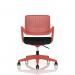 Cosmo Task Operator Chair Red Frame Black Seat OP000377