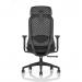 Prism Mesh Back Chair With Height Adjustable Arms with Headrest Black Seat OP000379