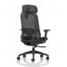 Prism Mesh Back Chair With Height Adjustable Arms with Headrest Black Seat OP000379