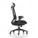 Prism Mesh Back Chair With Height Adjustable Arms with Headrest Black Seat OP000379