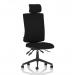 Orlena High Back Task Operator Chair With Headrest Black Fabric OP000382