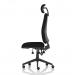 Orlena High Back Task Operator Chair With Headrest Black Fabric OP000382