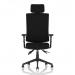 Orlena High Back Task Operator Chair With Arms And Headrest Black Fabric OP000383