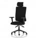 Orlena High Back Task Operator Chair With Arms And Headrest Black Fabric OP000383