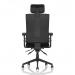 Orlena High Back Task Operator Chair With Arms And Headrest Black Fabric OP000383