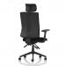Orlena High Back Task Operator Chair With Arms And Headrest Black Fabric OP000383